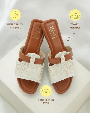 Off White Meghan Flats