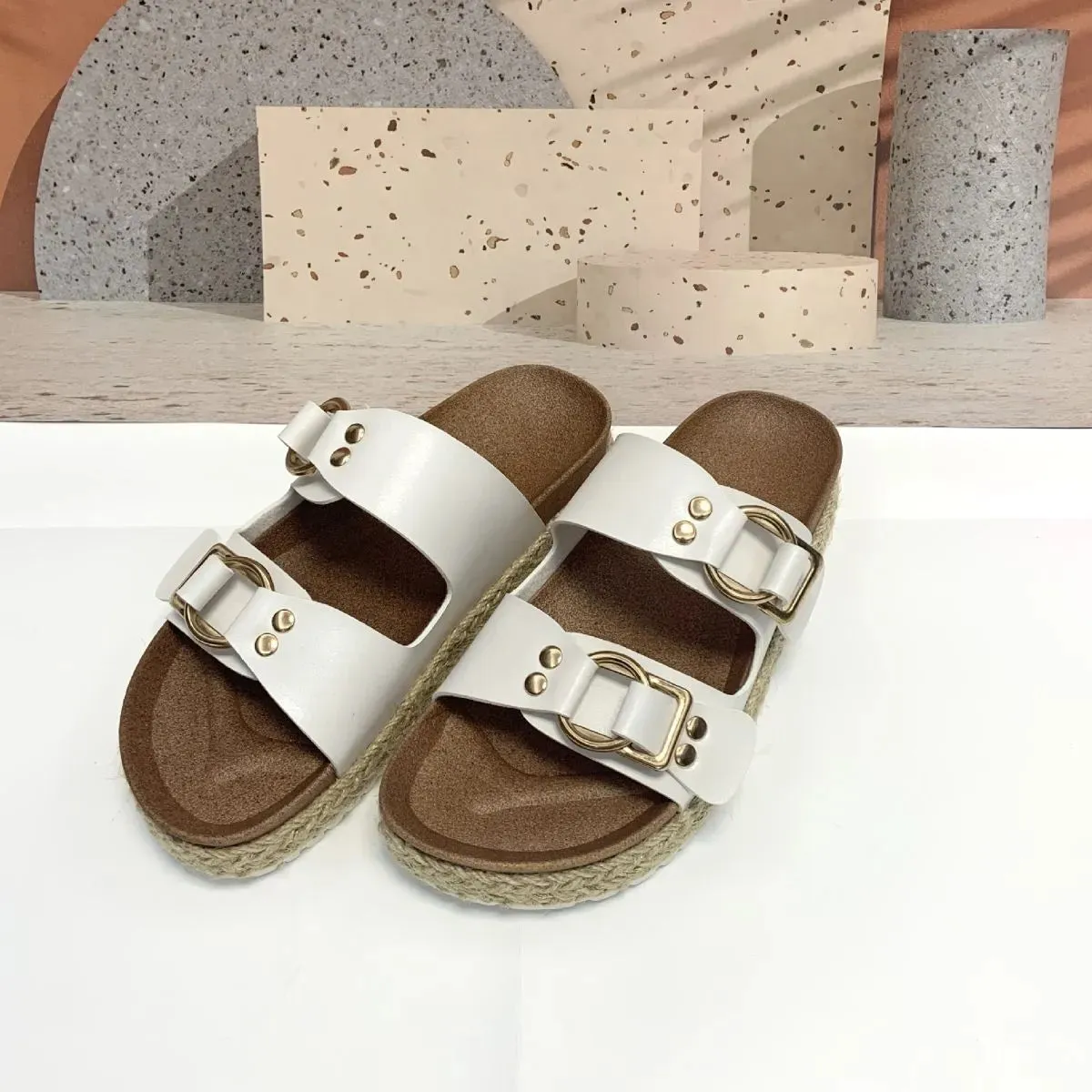 Open Toe Flats Sandals