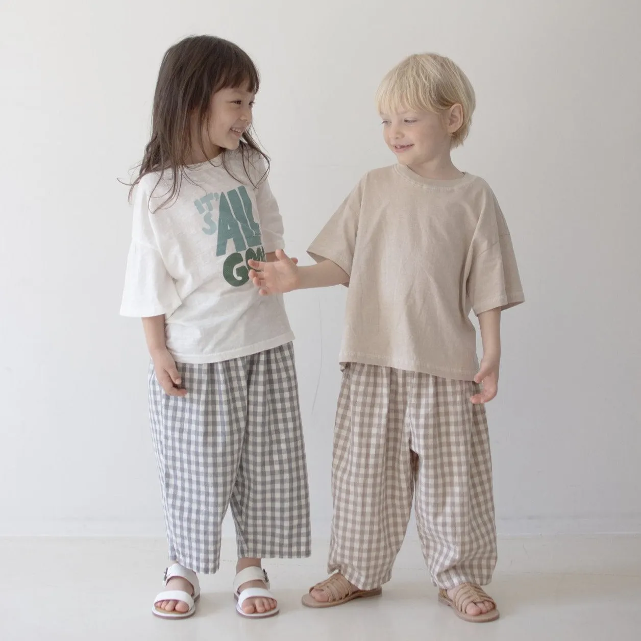 OPENING'N GINGHAM TROUSERS
