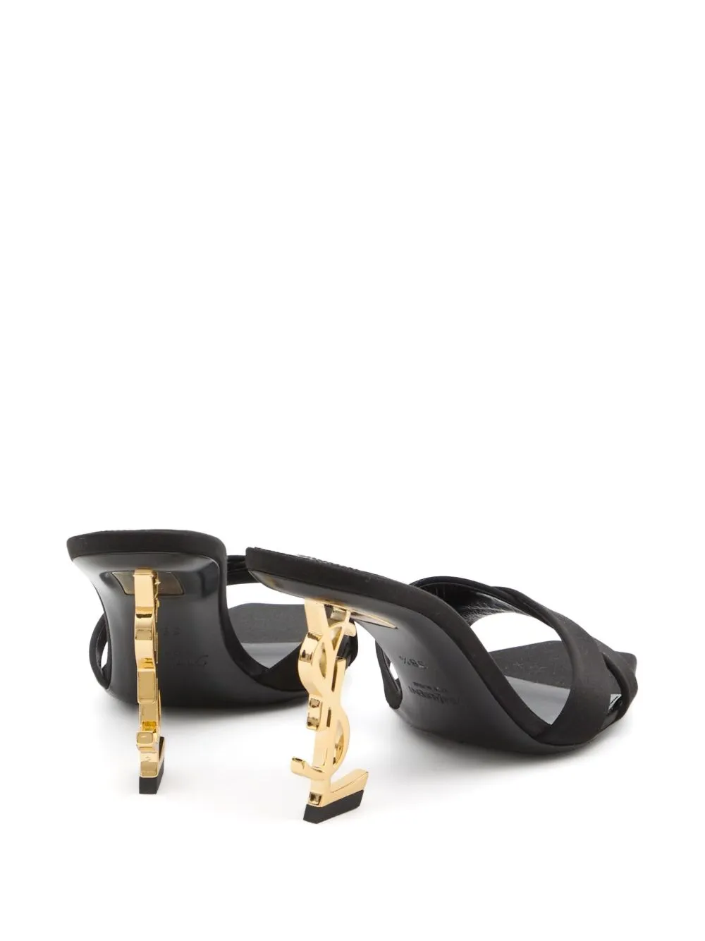 Opyum crepe satin mules