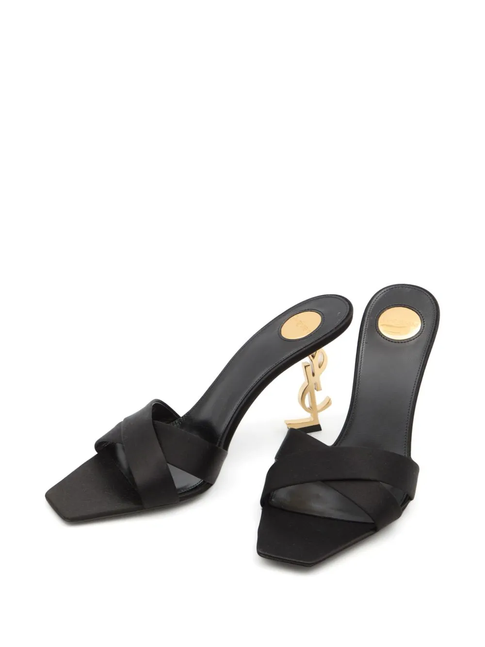 Opyum crepe satin mules