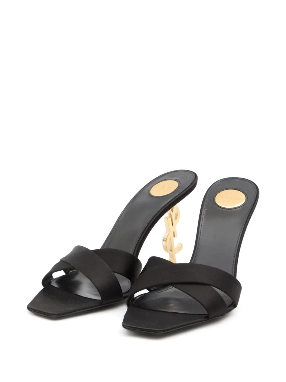 Opyum crepe satin mules