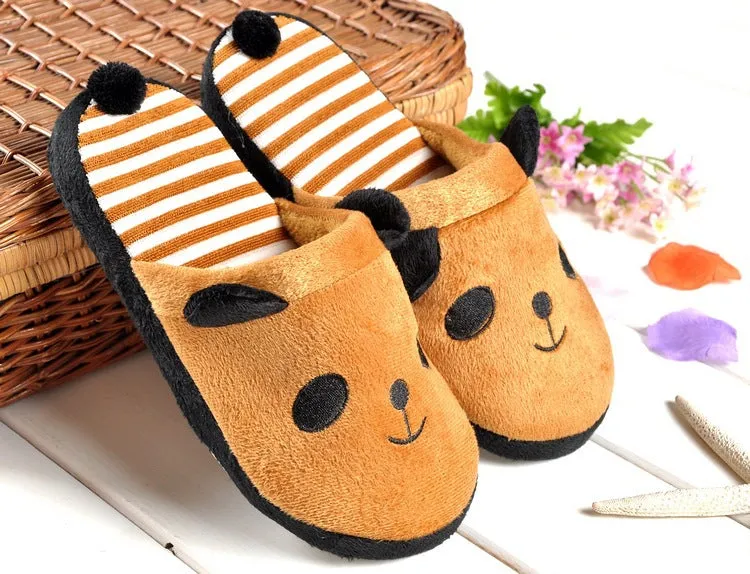 Panda Plush Slippers for Women