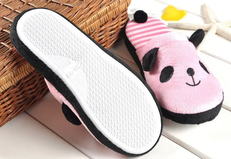 Panda Plush Slippers for Women
