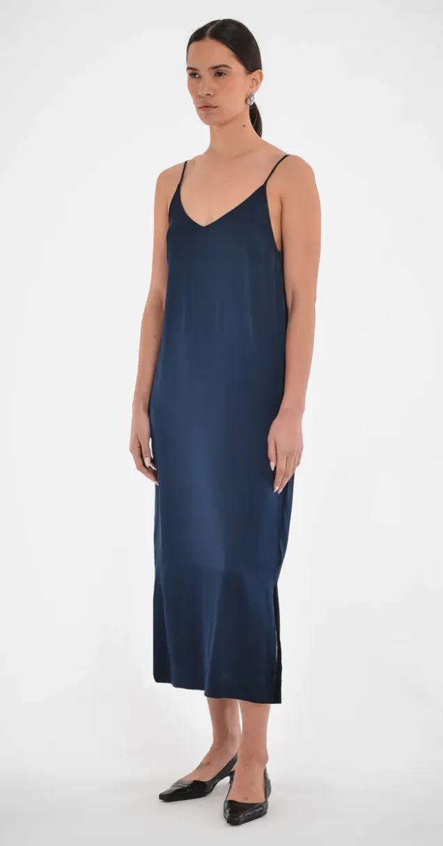 Paper Label Satin Slip Dress