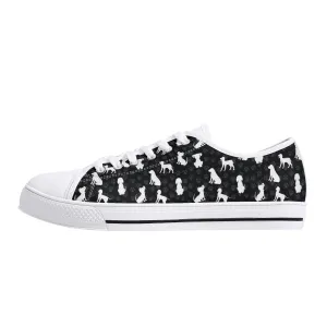 Puppy Love Womens Low Top Canvas Shoes