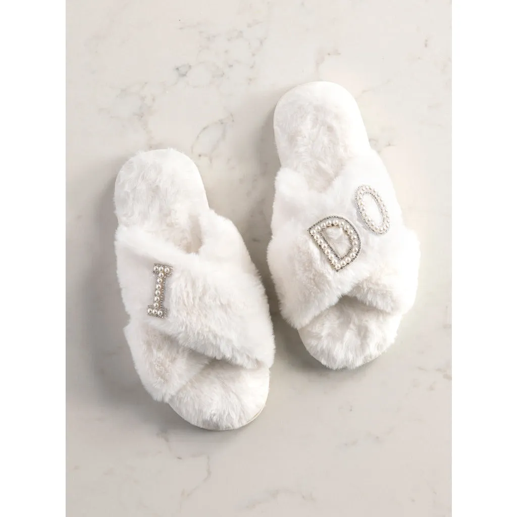 "I Do" Bride Slippers