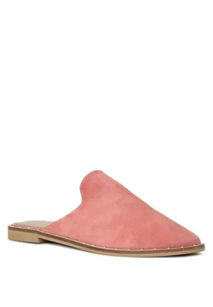 RAG & CO Canvas / Suede Mules