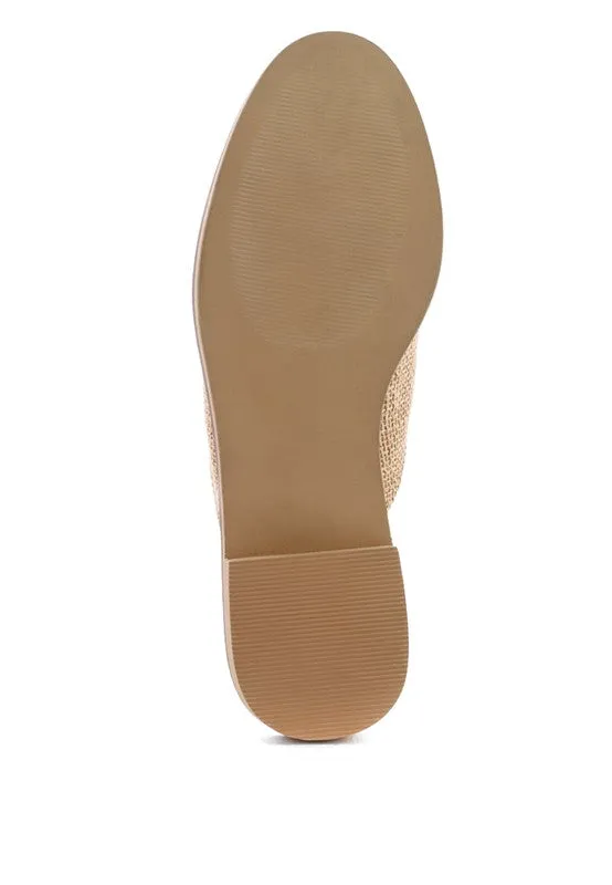 RAG & CO Canvas / Suede Mules
