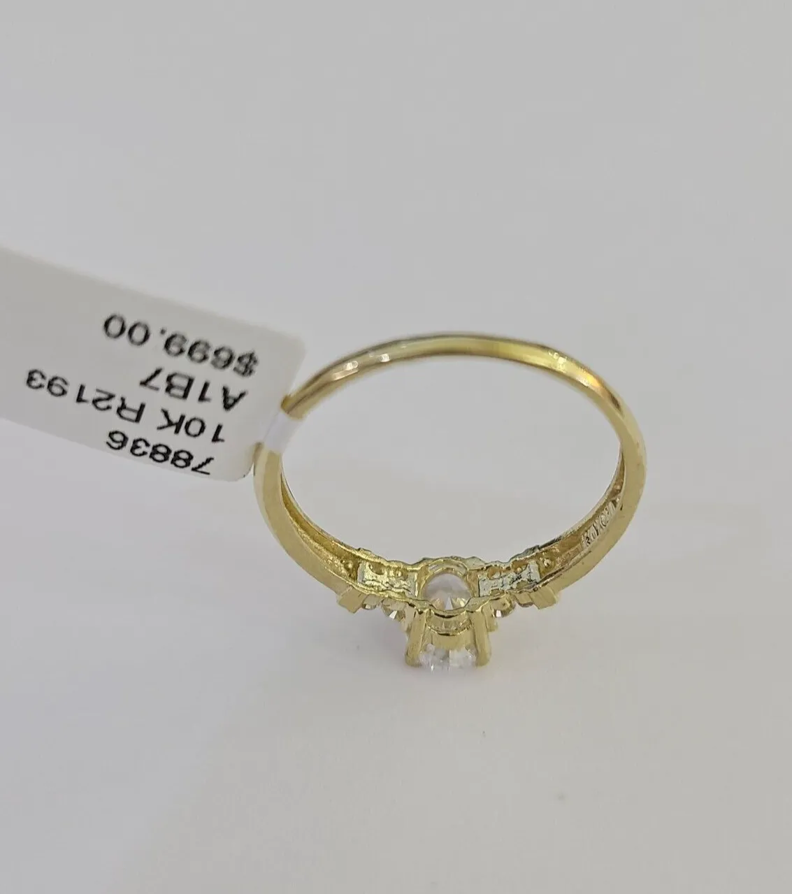 Real 10k Yellow Gold Ring Wedding Engagement Casual 10Kt Genuine