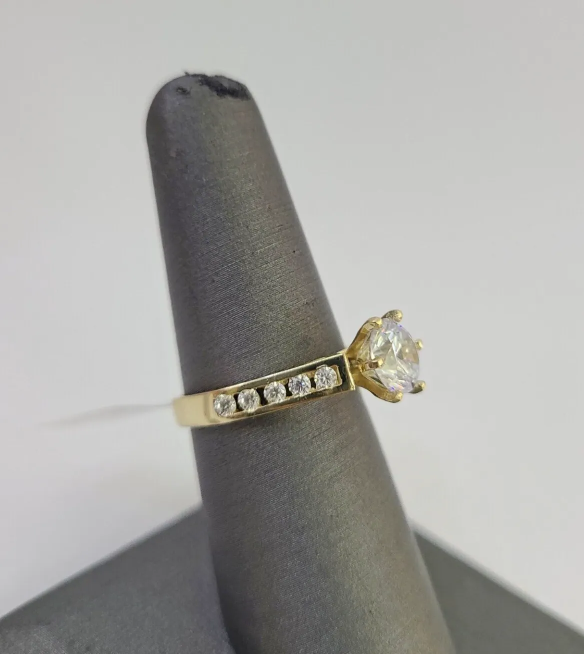 Real 10k Yellow Gold Ring Wedding Engagement Casual 10Kt Genuine