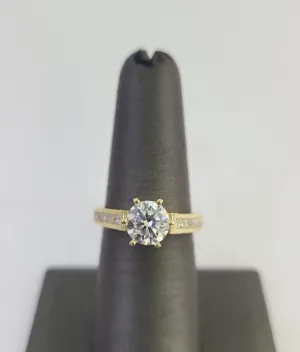 Real 10k Yellow Gold Ring Wedding Engagement Casual 10Kt Genuine