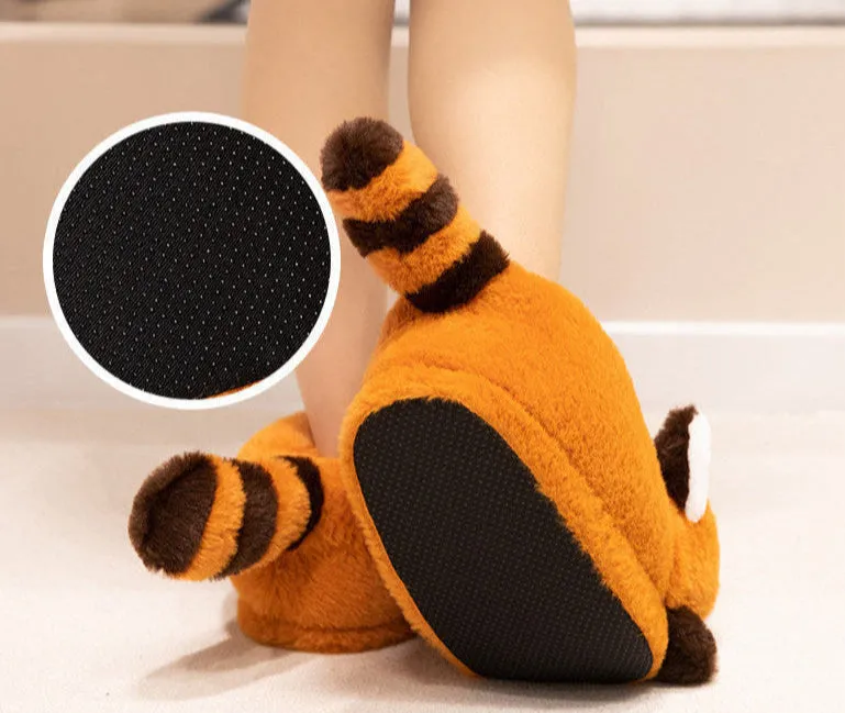 Red Panda / Fox Plush Slippers