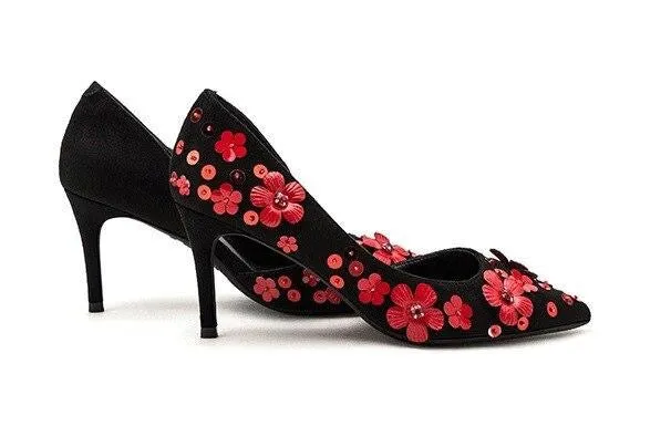 red shoes, real leather sandals ,fashion style,cow leather