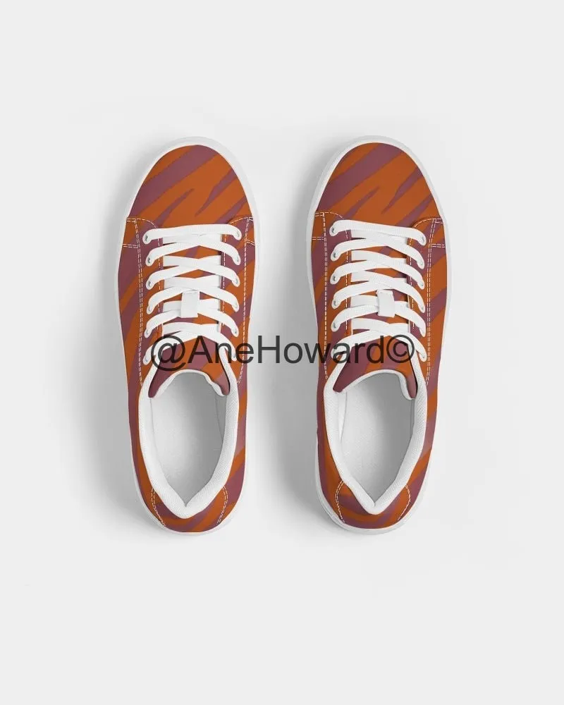 Red Zebra Women's Faux-Leather Sneaker