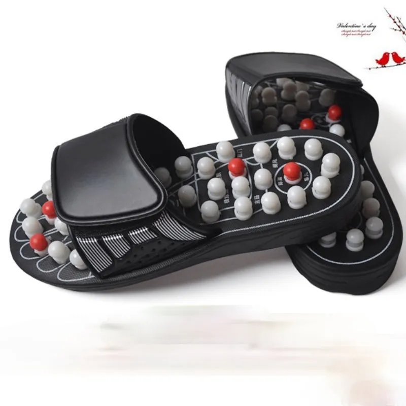 Reflexology Massage Slippers | Acupressure Sandals for Men & Women | Stress Relief, Breathable & Non-Slip