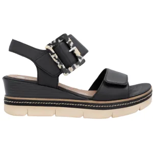 Remonte D2L53-00 (Linda) Black Sandals