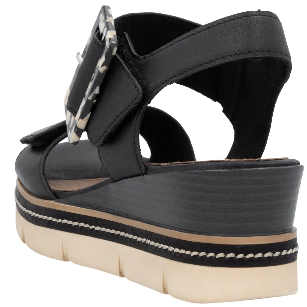 Remonte D2L53-00 (Linda) Black Sandals