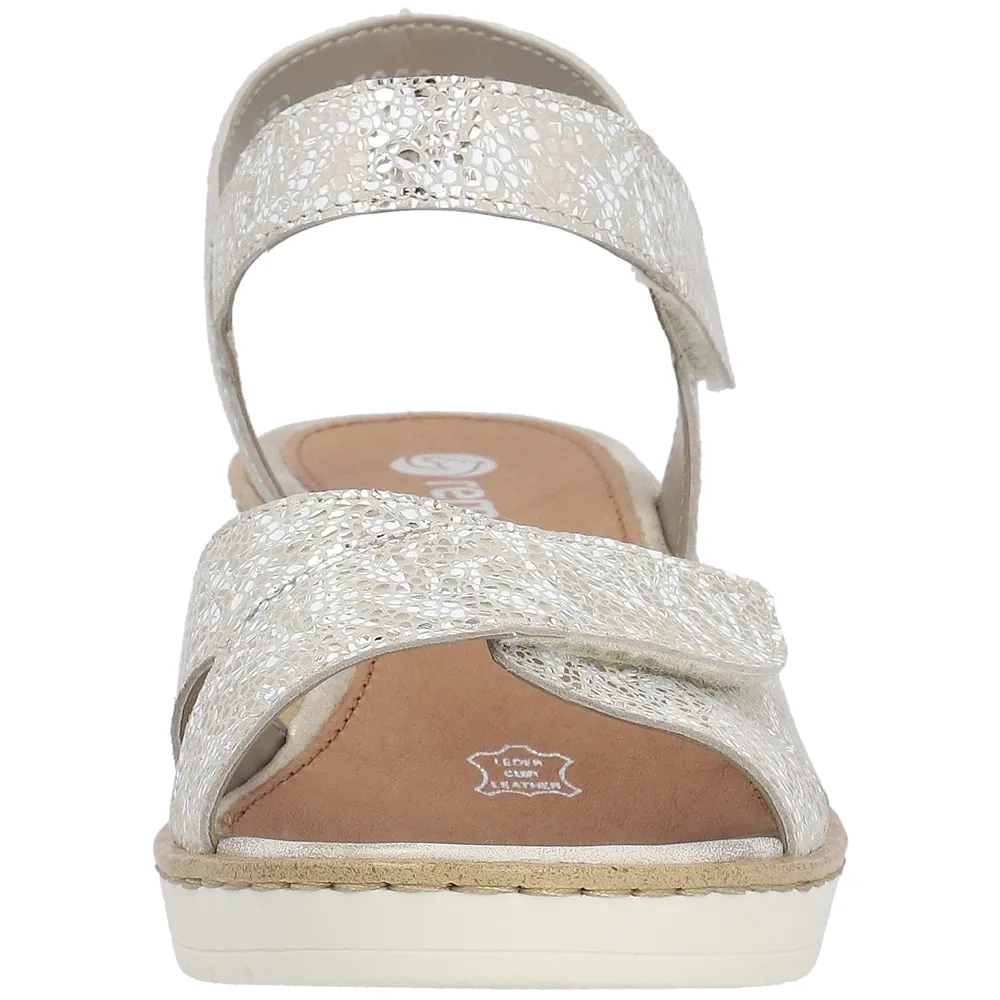 Remonte R6252-91 (Sarah James) Weiss Gold Sandals