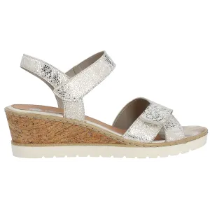Remonte R6252-91 (Sarah James) Weiss Gold Sandals