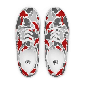 Rhythm Arts Red Camo Womens Canvas Shoes