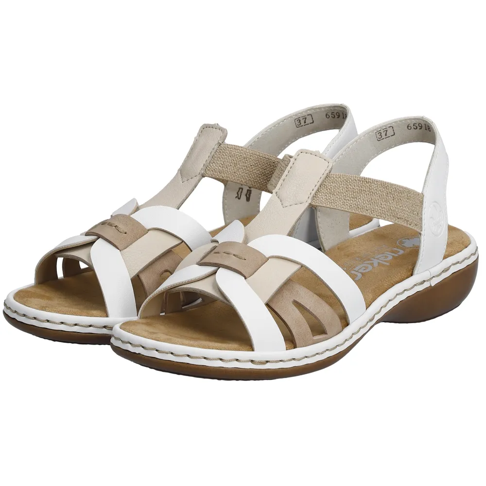 Rieker 65918-81 (Rocky) Pebbles Sandals