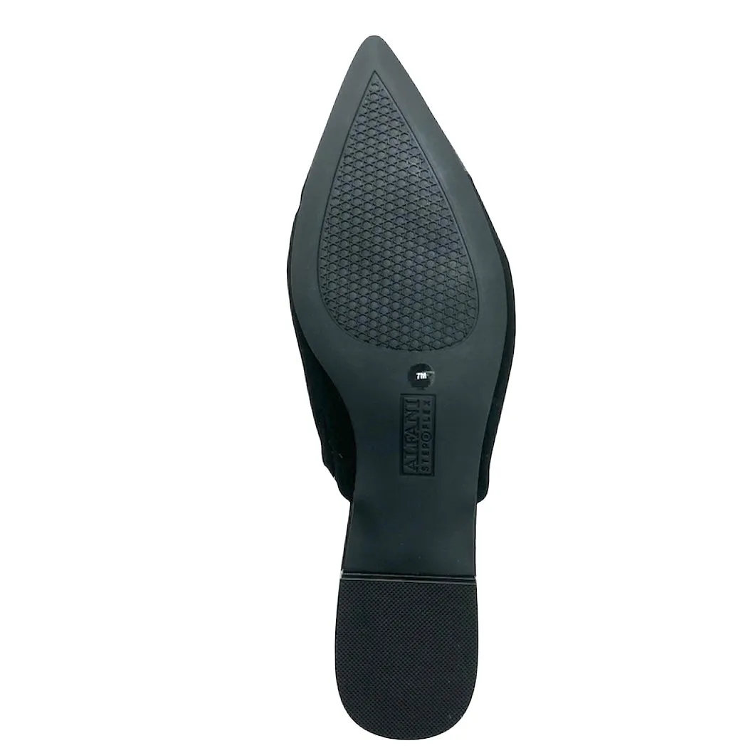 RIGSDY Women's Flats Pointed Toe Step N Flex Mules