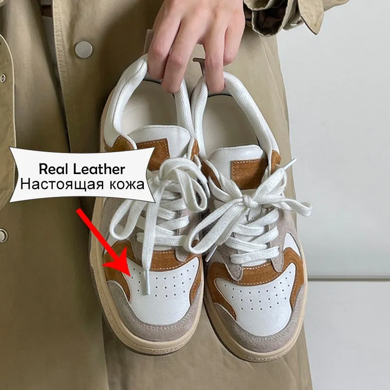 RIZABINA Women Sneakers Real Leather