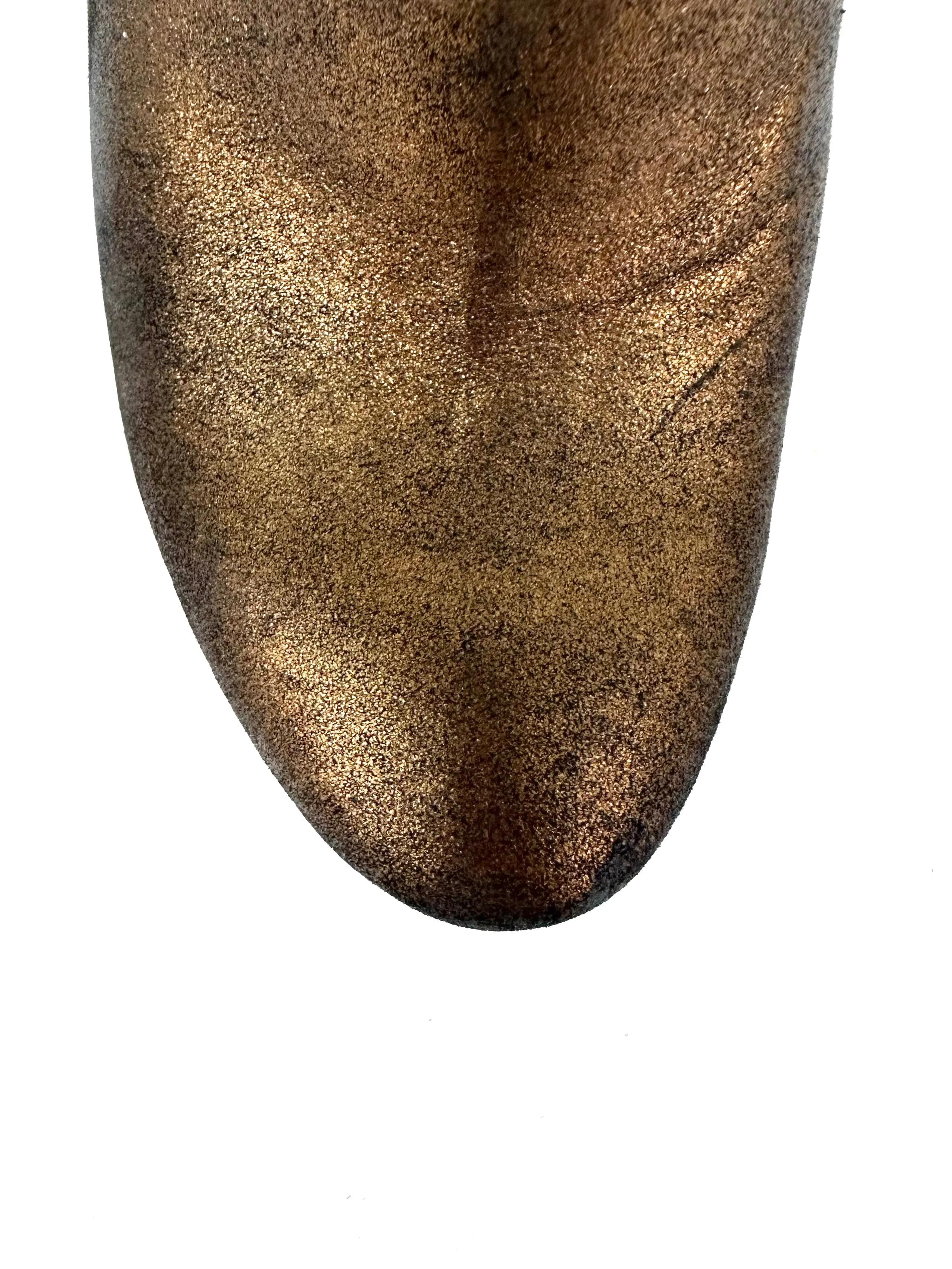 Robert Clergerie Metallic Platform Mules