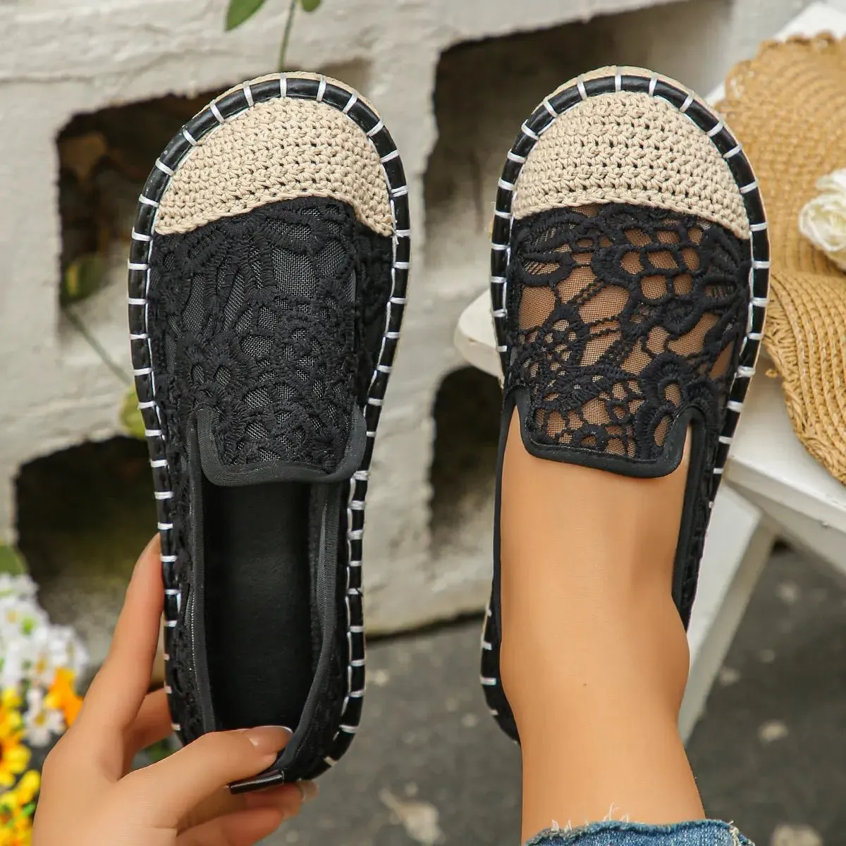 Round Toe Flats Slip-Ons