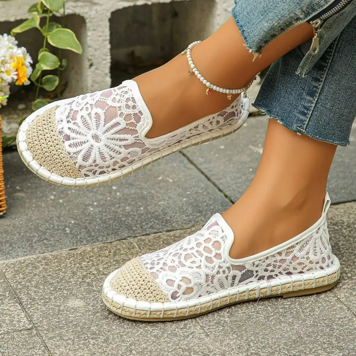 Round Toe Flats Slip-Ons
