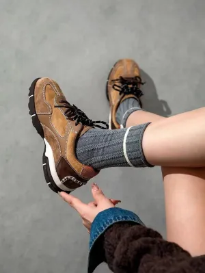 Round Toe Flats Sneakers