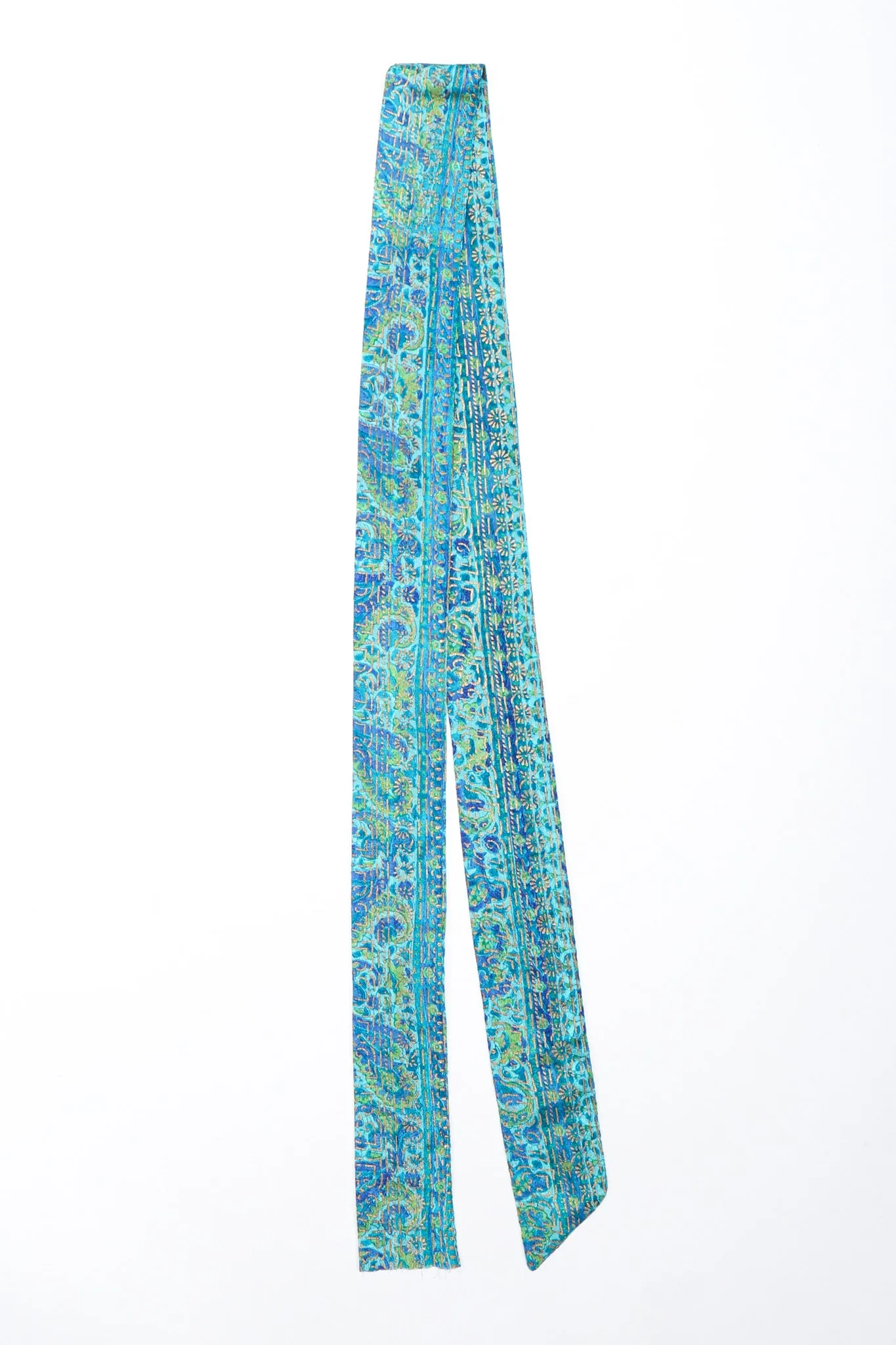 Silk Block Print Caftan