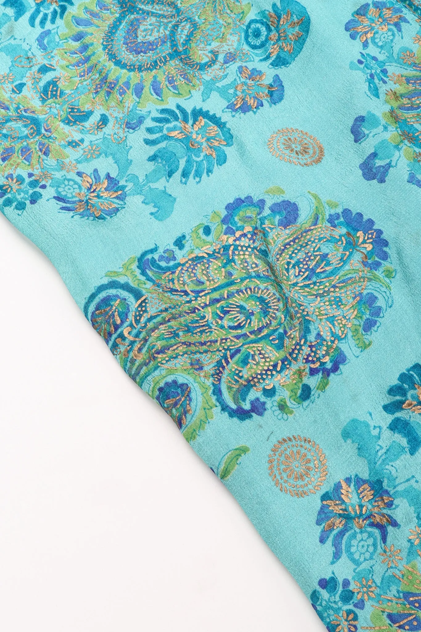 Silk Block Print Caftan