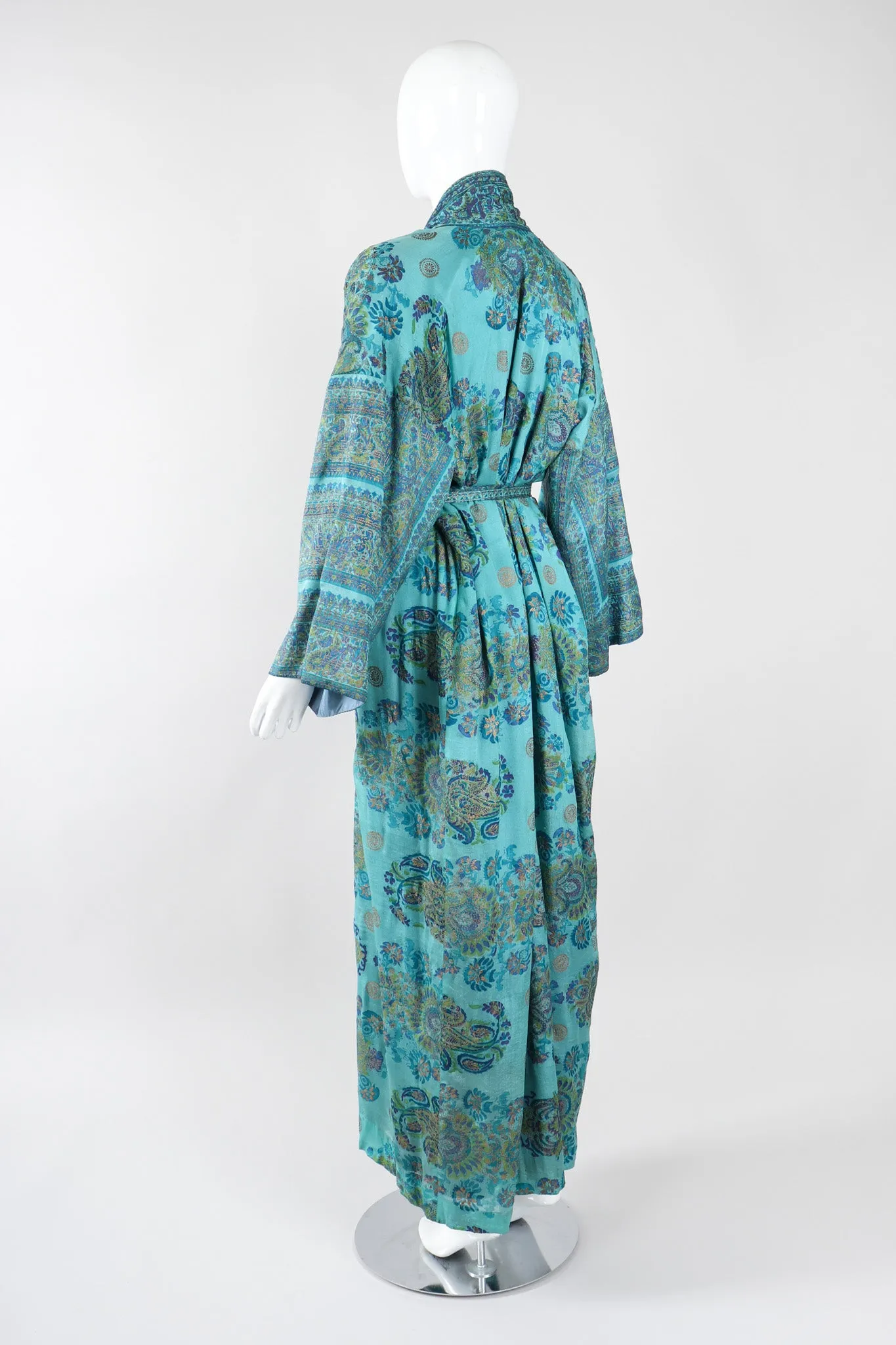 Silk Block Print Caftan