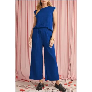 Sky Blue Pants Set: Cap Sleeve so Good, It's !