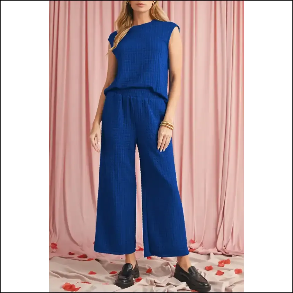 Sky Blue Pants Set: Cap Sleeve so Good, It's !