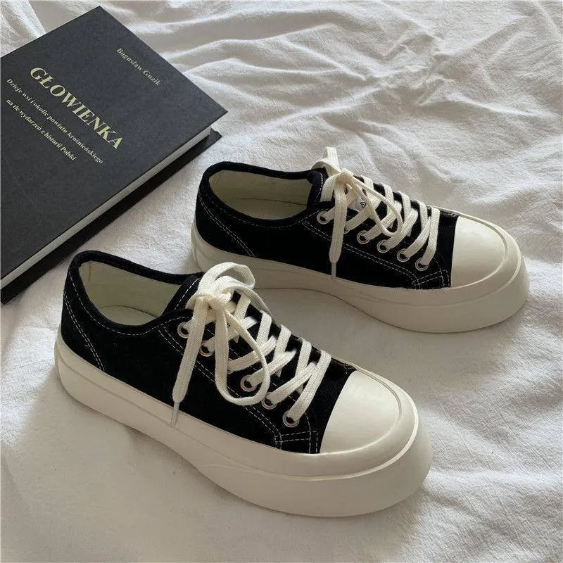 Sneakers Sports Shoes Lolita Platform Vintage Casual Footwear Round Head Tennis Japanese Boots Female