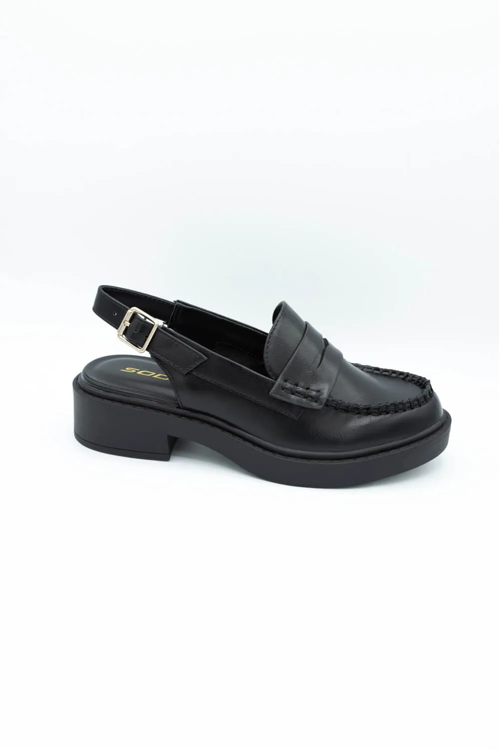 Soda Tarot Slingback Mules for Women in Black | TAROT-S BLACK