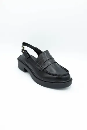 Soda Tarot Slingback Mules for Women in Black | TAROT-S BLACK