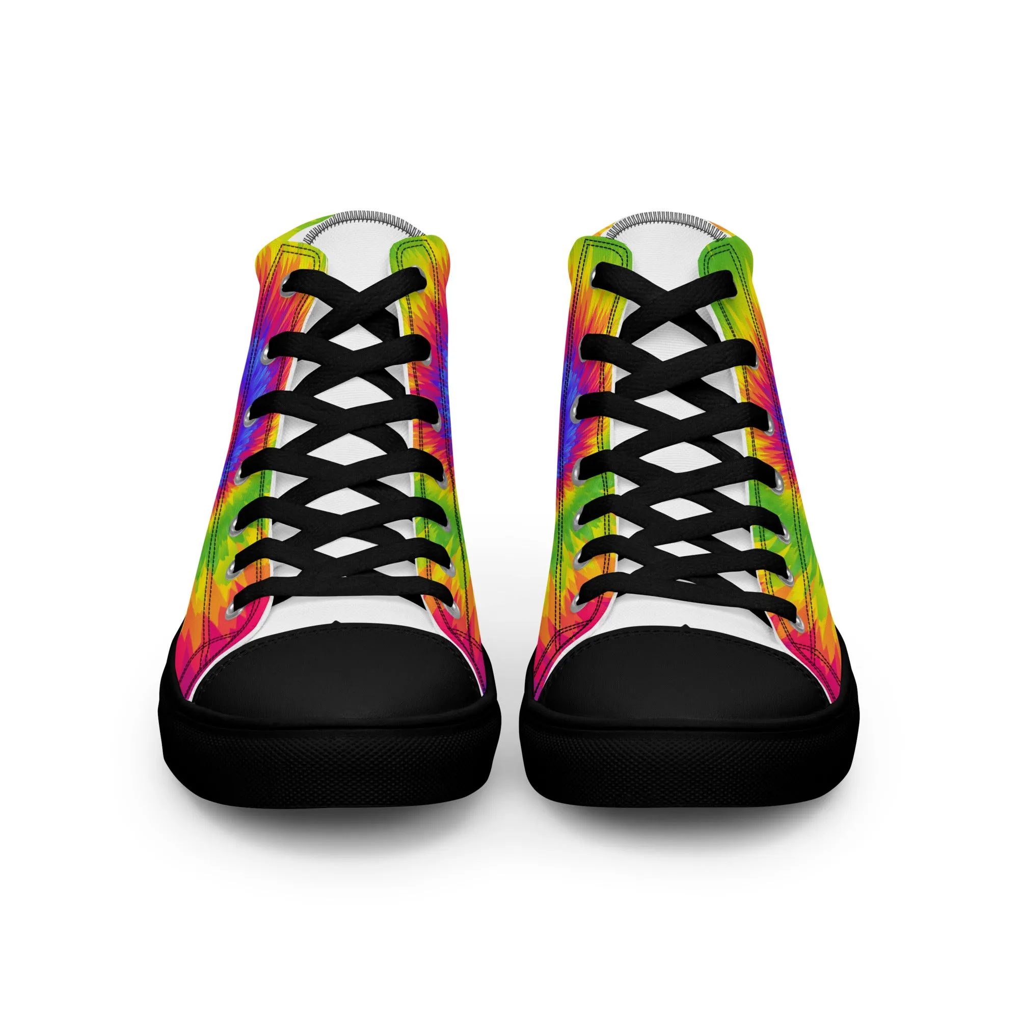 Spiral Dye Pride High Top Shoes
