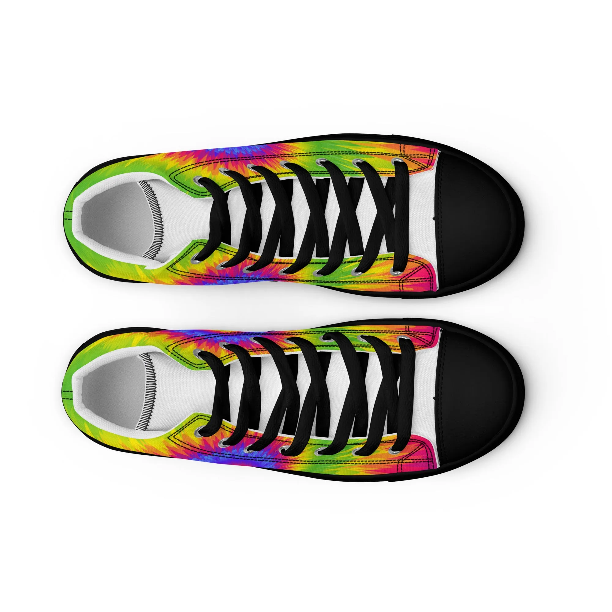 Spiral Dye Pride High Top Shoes