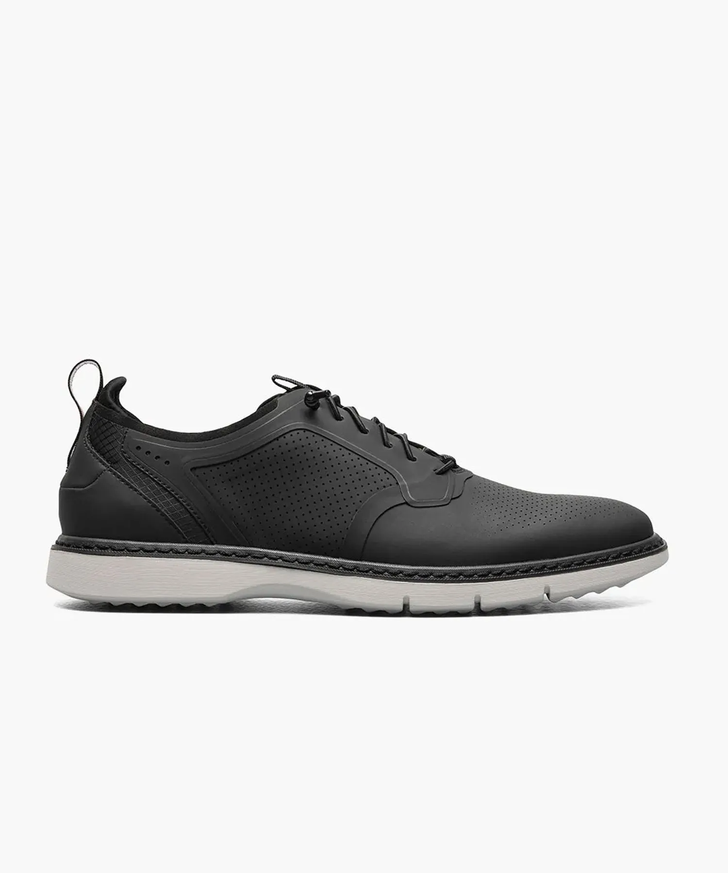 Stacy Adams Synchro Plain Toe Lace Up Shoe - Black