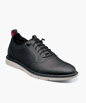 Stacy Adams Synchro Plain Toe Lace Up Shoe - Black