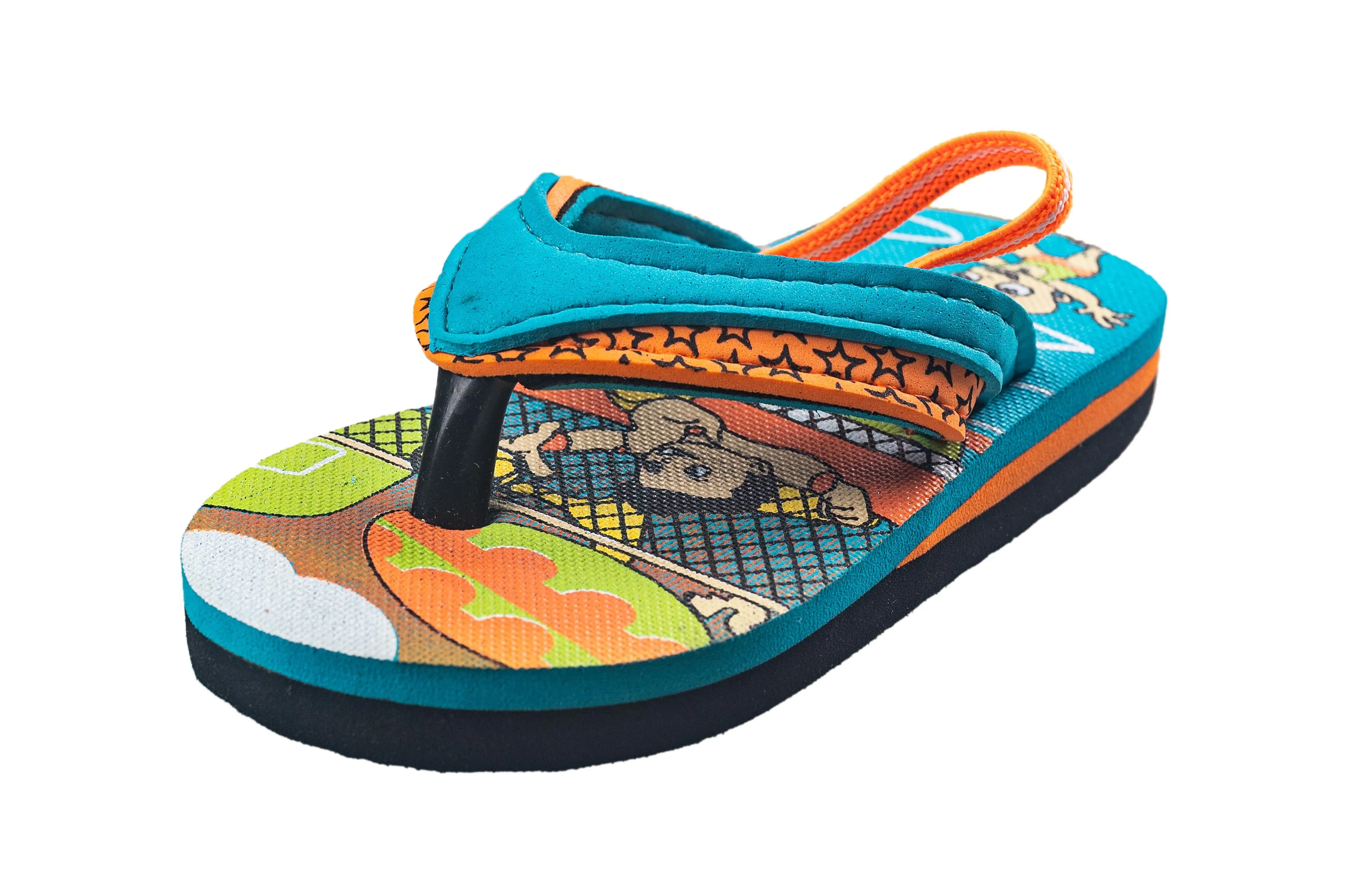 Strap On Children Aqua / Orange Hawai