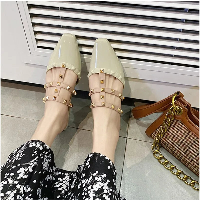 Summer New Rivet Ladies Slippers
