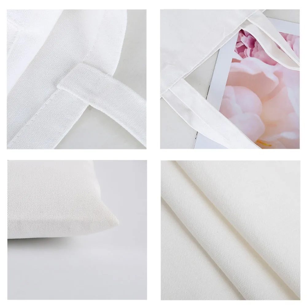 Summer Time White Canvas Bag C