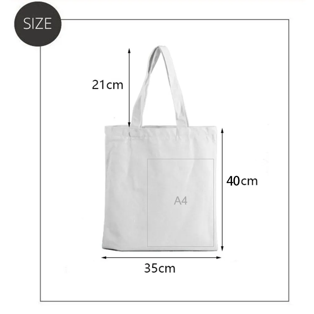 Summer Time White Canvas Bag C