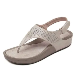Summer Wedge Rhinestone Women Sandals Open Toe Gladiator Sandals Women Casual Women Platform Sandals Beach flipflops