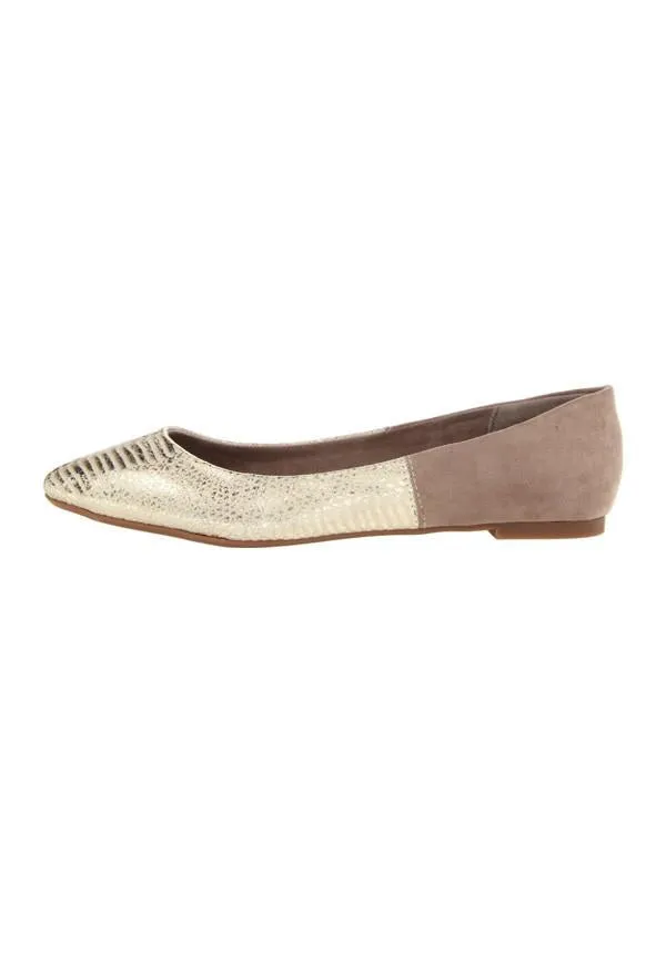 Sunrise Metallic Ballet Flats
